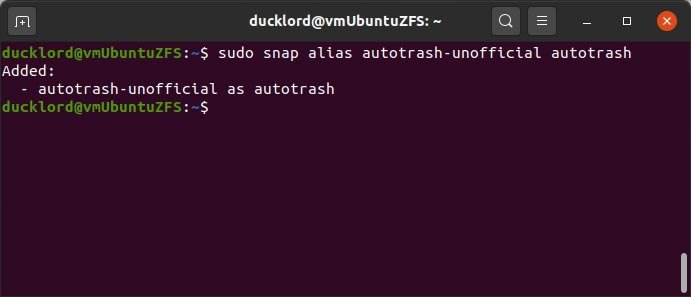 Поддерживайте чистоту Ubuntu с помощью псевдонима Autotrash Snap