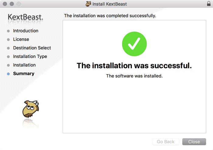 kextbeast-установка-успешна