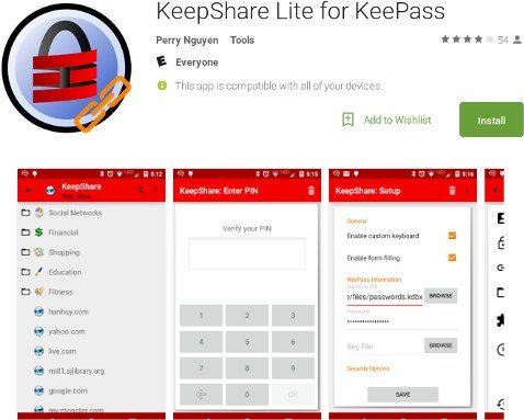 keypass-keepshare-lite