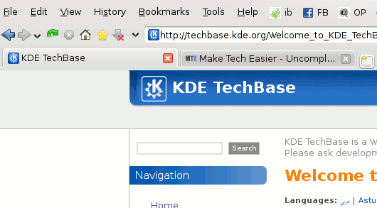 Тема Firefox KDE Oxygen