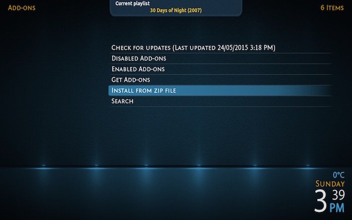 Kodi-mac-установить-из-zip