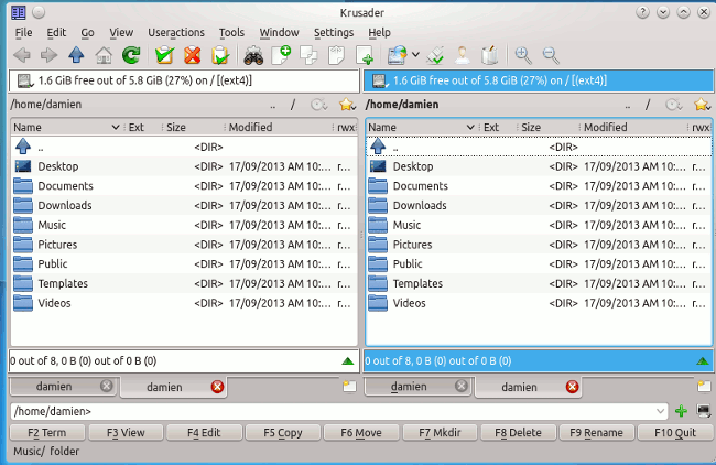 krusader-dual-pane-layout