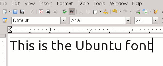 Шрифт Ubuntu