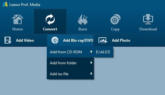 Leawo Prof Media Blu Ray и DVD