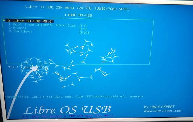 libre-os-usb-csm-меню