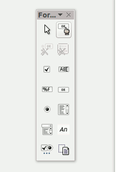 панель инструментов libreoffice-form-control