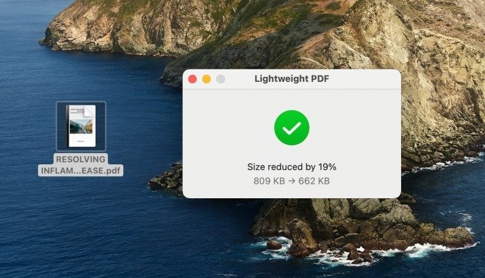 Легкое сжатие PDF-файлов для Mac