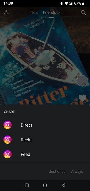 Варианты обмена видео в Instagram для TikTok.