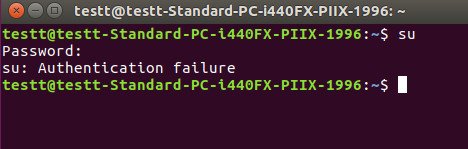 Linux-корневой пароль-ошибка входа в систему