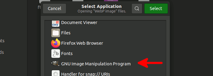 Linuxwebp Opengimp