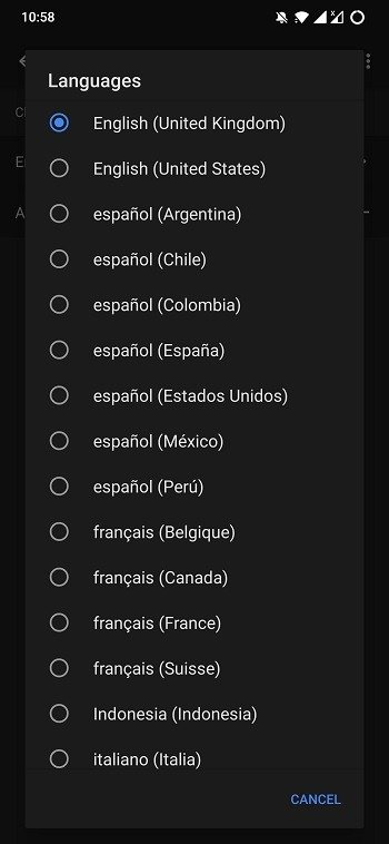 Список поддерживаемых языков Google Assistant