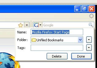 Скриншот Firefox 3 Beta 2 – звездочка адресной строки