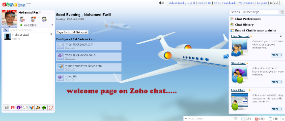 Подключитесь к нескольким службам обмена мгновенными сообщениями с помощью Zoho Chat