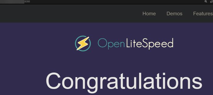 Lomp Stack: доступ к Openlitespeed