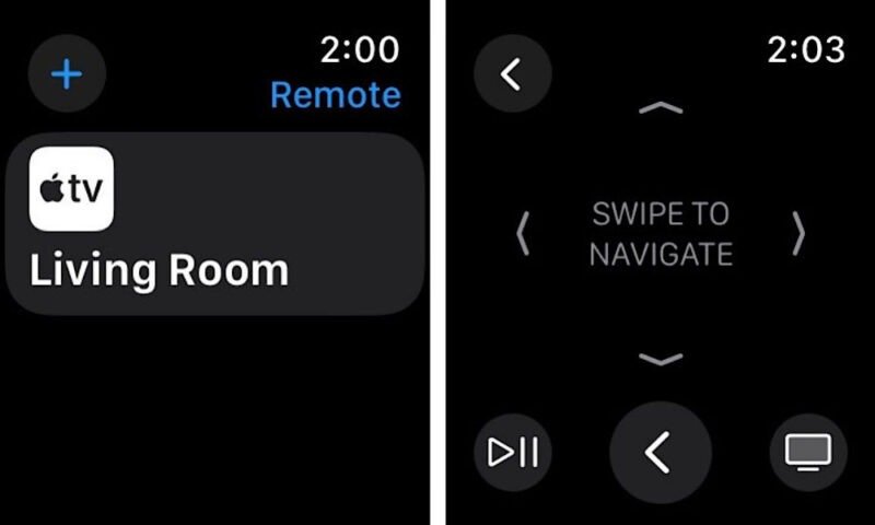 Потеряно приложение Apple TV Remote для Apple Watch