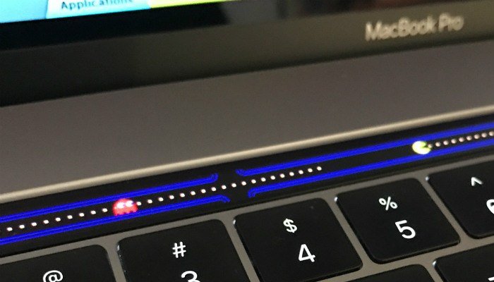 macbook-touch bar-pacman