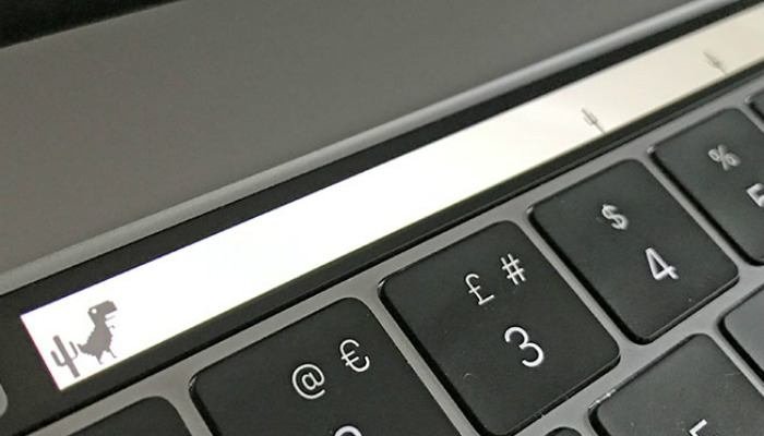 MacBook-Touchbar-Дино