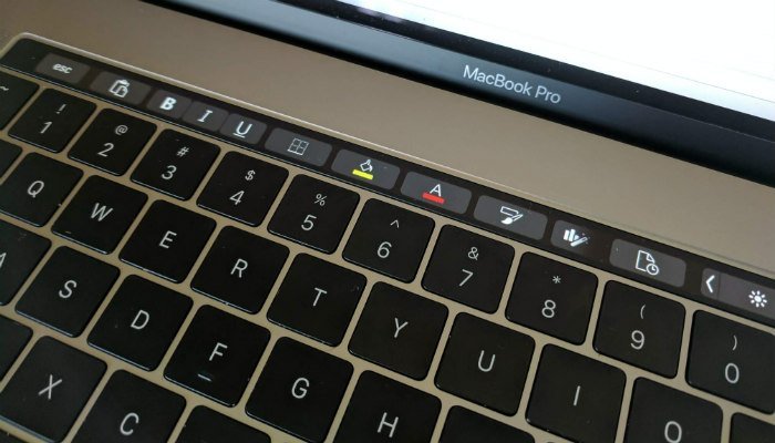 macbook-touchbar-форматирование текста