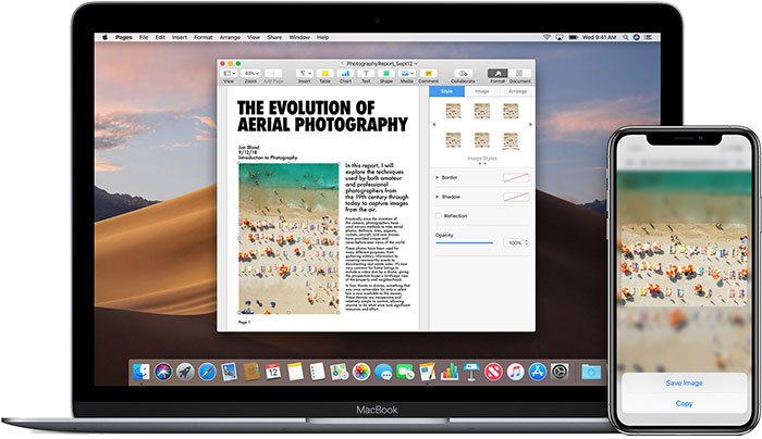 Macos Mojave Iphone Xs Continuity Universal Clipboard Hero