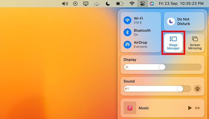 Возможности Macos Ventura Toggle Stage Manager