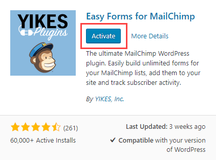 mailchimp-to-wordpress-активировать-установленный-плагин