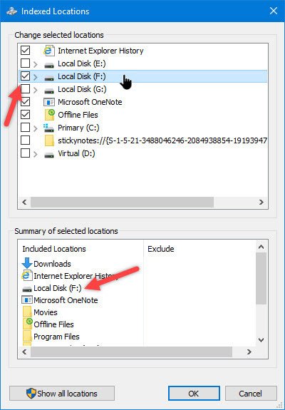 управление-индексацией-win10-добавить-индекс-локацию