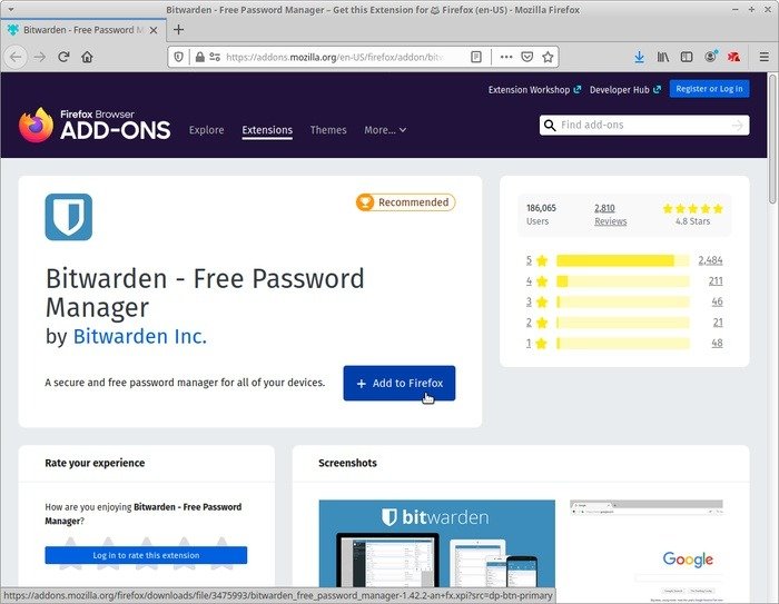 Управляйте паролями с помощью дополнения Bitwarden Firefox