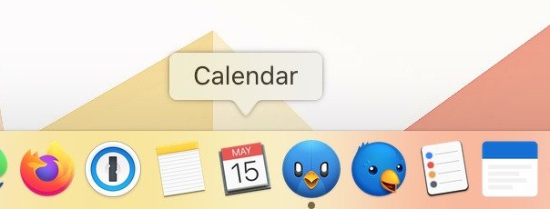 Запуск приложения Master Mac Calendar