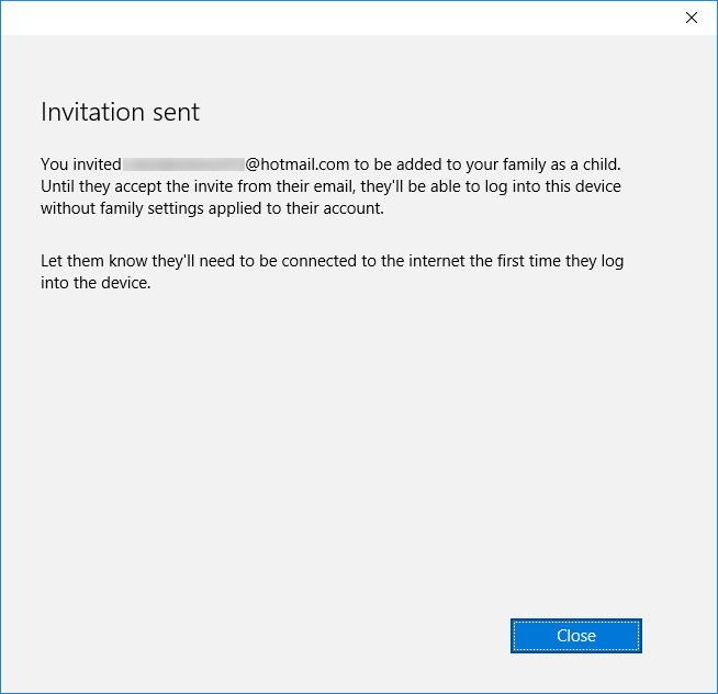 Microsoft-семейное-приглашение-отправлено