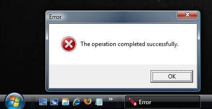Microsoft-ошибки-операция-успешная