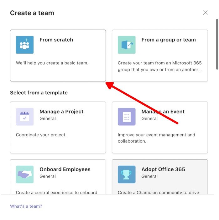 Шаблоны рабочего стола Microsoft Teams