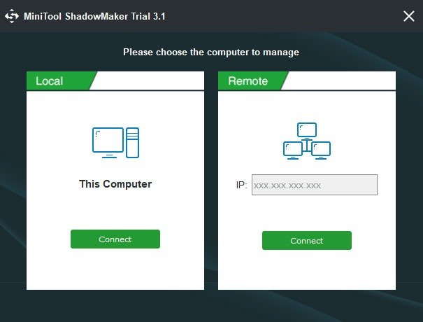 Обзор Minitool Shadowmaker Pro Локальный пульт