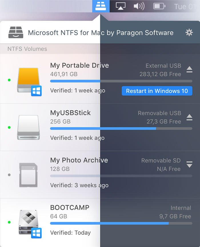 mount-ntfs-drive-mac-paragon-меню-бар