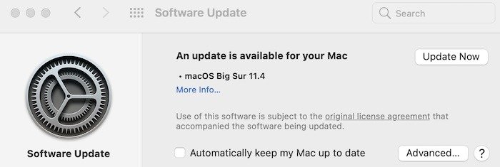 Мышь не работает Обновление программного обеспечения Mac