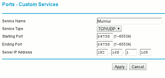 переадресация портов