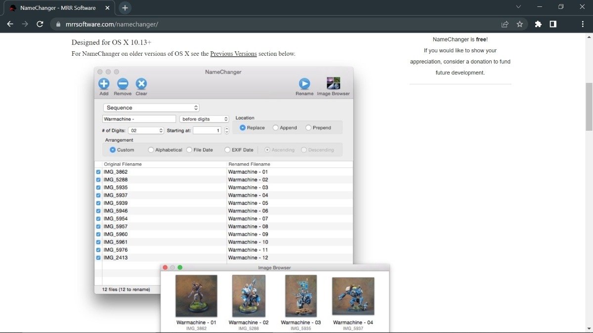 Namechanger Mrr Software Пакетное переименование файлов для Mac