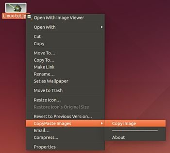 nautilus-copy вставить-скопировать файл изображения