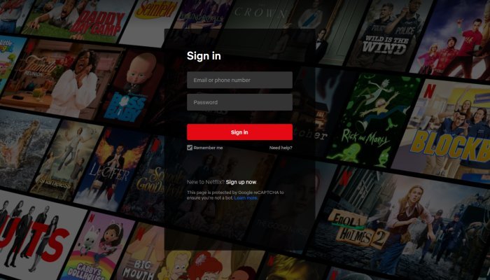 Реклама Netflix Войти