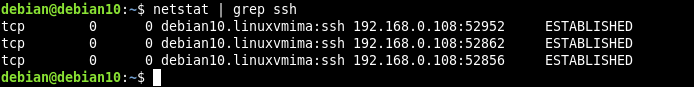 Нетстат Греп Ssh