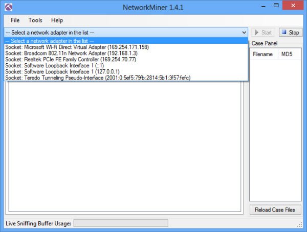 networkminer_select_interface