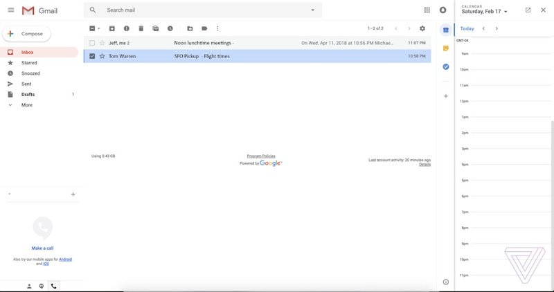 новости-Gmail-новый-дизайн-календарь