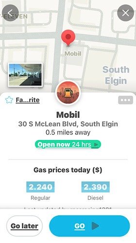 Новости Приложение Waze Gas Station