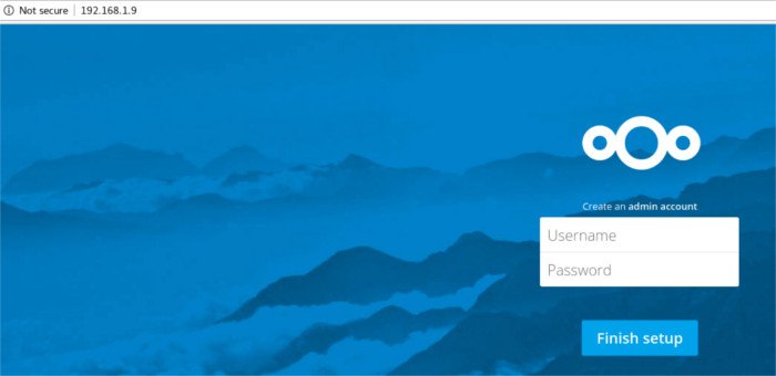 nextcloud-создать-администратор-аккаунт