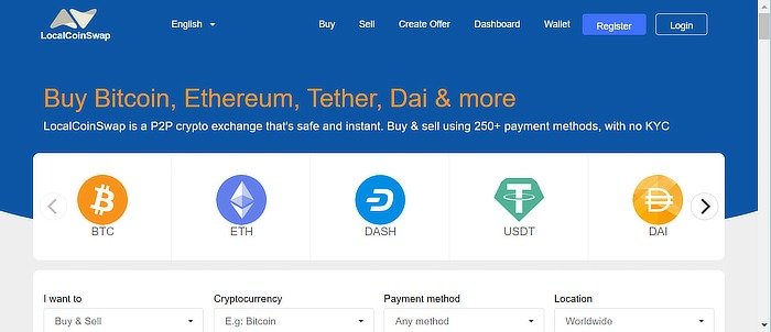 Нет Kyc Crypto Localcoinswap