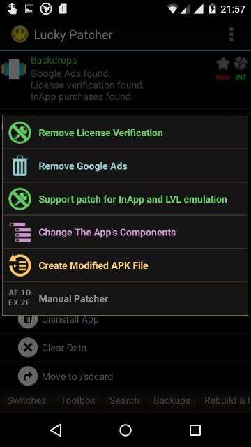 не в Google Play Lucky Patcher