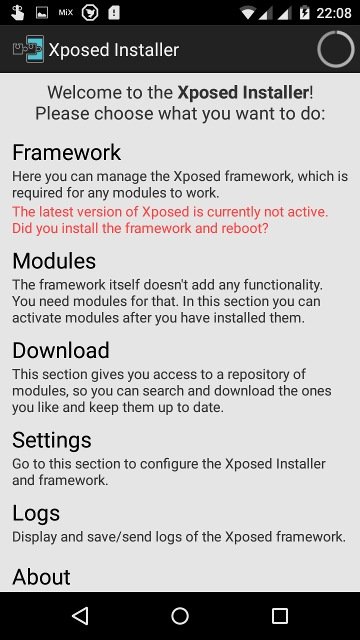 не в Google Play-Xposed-Framework