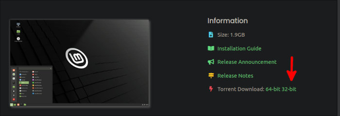 Oldmaclinux Mint через торрент