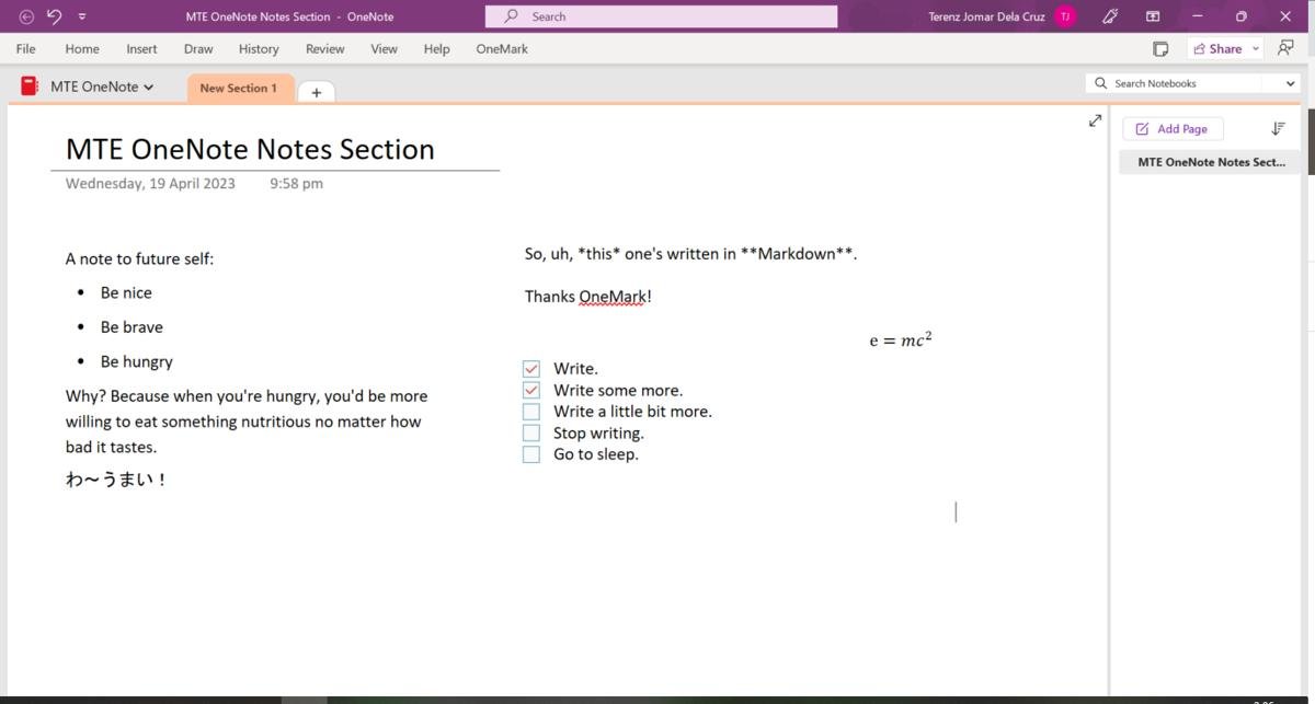 Создание списков дел с помощью OneNote.