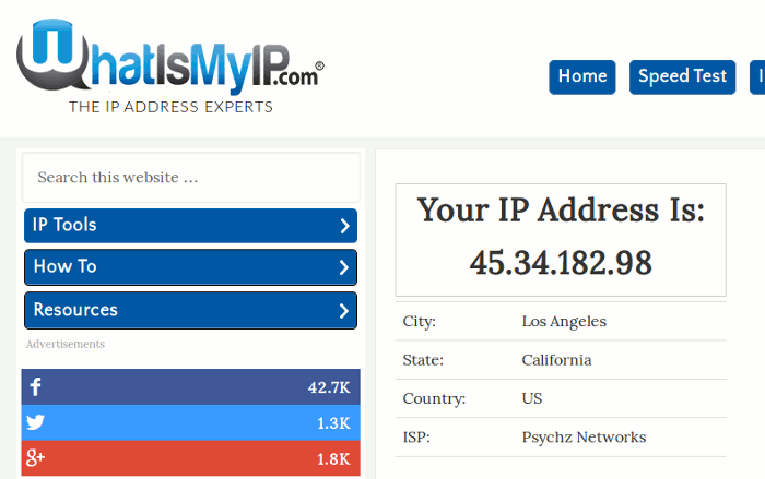 onevpn-ip-тест