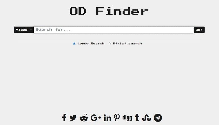 Открытый каталог Odfinder